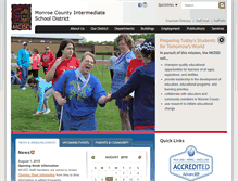 Tablet Screenshot of monroeisd.us